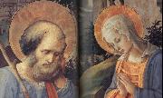 Fra Filippo Lippi Details of  The Adoration of the Infant jesus oil painting on canvas